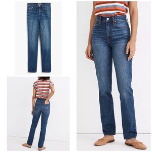 Madewell The Perfect Vintage Full-Length Concordia High Waist Straight Jeans 26﻿